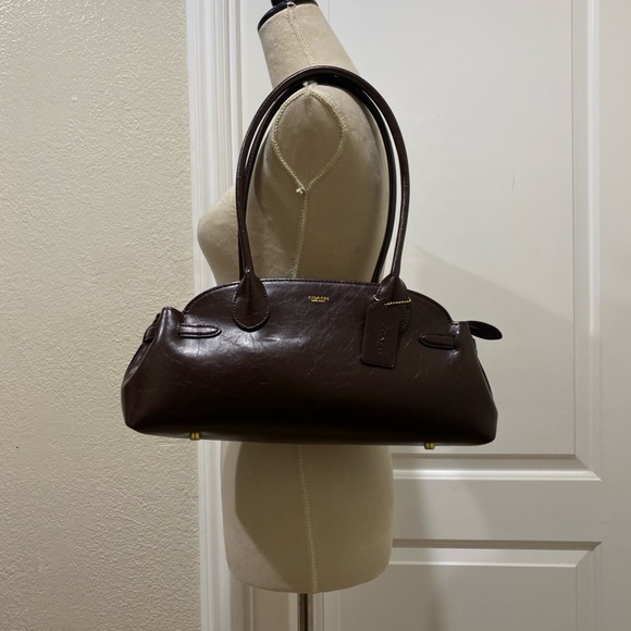 Coach Empire Carryall Bag 34 Brass/Maple Authentic - Picture 16 of 16